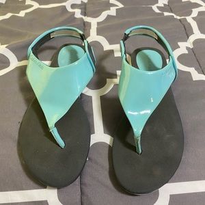 Blue Calvin Klein sandals. Size 6